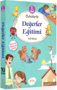 Yuva 1. Sınıf Öykülerle Değerler Eğitimi Serisi 10 Kitap Set