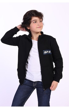 Toontoy Kids Toontoy Erkek Çocuk 2'li Takım Baskılı Dik Yaka Fermuarlı Hırka & Beli Paçası Lastikli Cepli Jogger Eşofman Altı Siyah Toontoy Kids Toontoy Erkek Çocuk 2'li Takım Baskılı Dik Yaka Fermuarlı Hırka & Beli Paçası Lastikli Cepli Jogger Eşofman Altı Siyah