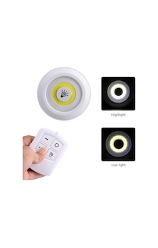Kumandalı 3'lü Led Spot Lamba Seti Uzaktan Model Beyaz