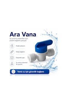 Su Arıtma Ara Vanası Quick Bağlantılı 608506036 Su Arıtma Ara Vanası Quick Bağlantılı 608506036