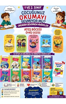 2.sınıflar İçin Okuma Alışkanlığı Kazandıran 10'lu Hikaye Seti 2.sınıflar İçin Okuma Alışkanlığı Kazandıran 10'lu Hikaye Seti