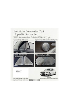 W205 Tweeter Kapakları Burmester - W205 Aksesuar Krom Anahtar