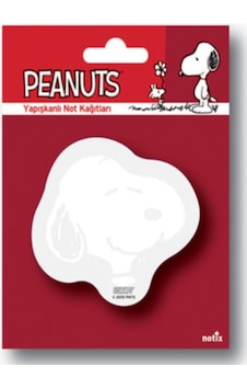 Yapışkanlı Not Kağıdı Snoopy Şekilli 50 Yaprak 100x75 Mm Yapışkanlı Not Kağıdı Snoopy Şekilli 50 Yaprak 100x75 Mm