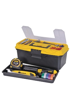 Stanley 1-71-948 13" Plastik Kilitli Eko Seri Takım Çantası Sarı Kapak Stanley 1-71-948 13" Plastik Kilitli Eko Seri Takım Çantası Sarı Kapak