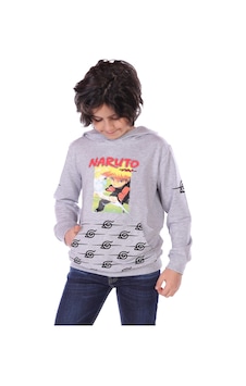 Toontoy Kids Toontoy Erkek Çocuk Relax Fit Kapüşonlu Cepli Baskılı Sweatshirt - 2 İplik Gri Toontoy Kids Toontoy Erkek Çocuk Relax Fit Kapüşonlu Cepli Baskılı Sweatshirt - 2 İplik Gri