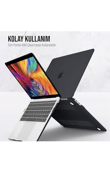 Apple Uyumlu MacBook İnce Sararmayan Şeffaf Apple Uyumlu MacBook Crystal İshield Kapak Sert Kabuk Koruma Kılıfı Air 13.6 2022 M2 A2681 Siyah Apple Uyumlu MacBook İnce Sararmayan Şeffaf Apple Uyumlu MacBook Crystal İshield Kapak Sert Kabuk Koruma Kılıfı Air 13.6 2022 M2 A2681 Siyah
