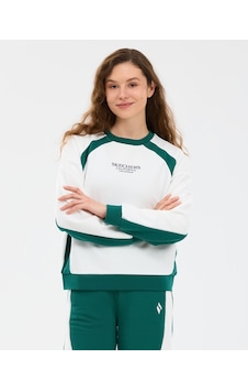 Skechers W Lw Fleece Loose Fit Sweatshirt Kadın Beyaz Sweatshirt S2610028-3855 Beyaz Skechers W Lw Fleece Loose Fit Sweatshirt Kadın Beyaz Sweatshirt S2610028-3855 Beyaz