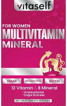 Vitaself Women Multivitamin & Mineral 60 Tablet Vitaself Women Multivitamin & Mineral 60 Tablet