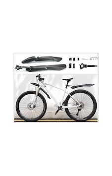 Bike Sky Briviga Çamurluk Set Fnd-387 Ön : 60x8.6cm Arka : 52.5x9cm Uygunluk : 24 Ve 29 Jant Uyumlu Siyah