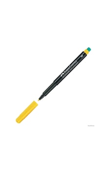 Faber Castell Permanent Asetat (cd) kalemi (S) Sarı Faber Castell Permanent Asetat (cd) kalemi (S) Sarı