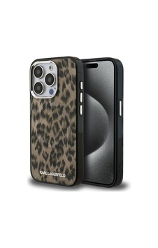 Apple Uyumlu iPhone 15 Pro Max Kılıf Karl Lagerfeld Lisanslı Iml Leopar Baskılı Kapak Kahverengi Apple Uyumlu iPhone 15 Pro Max Kılıf Karl Lagerfeld Lisanslı Iml Leopar Baskılı Kapak Kahverengi
