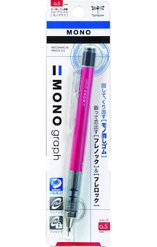Tombow Mono Graph 0.5 mm Versatil Kalem Pembe / 132F Tombow Mono Graph 0.5 mm Versatil Kalem Pembe / 132F