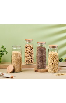 Selka Home - 4 Adet 1500 Ml. Kavanoz Selka Home - 4 Adet 1500 Ml. Kavanoz