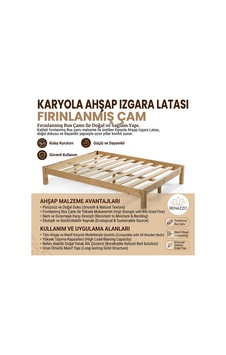 Renazzo Karyola Izgara Latası Masif Ahşap İthal Sibirya Natürel 140 Cm Naturel Renazzo Karyola Izgara Latası Masif Ahşap İthal Sibirya Natürel 140 Cm Naturel