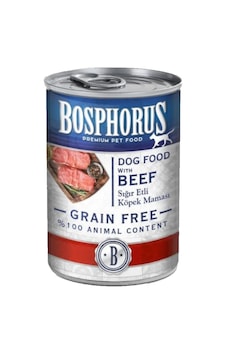 Bosphorus Tahılsız Sığır Etli Konserve Yetişkin Köpek Maması 415 G Bosphorus Tahılsız Sığır Etli Konserve Yetişkin Köpek Maması 415 G