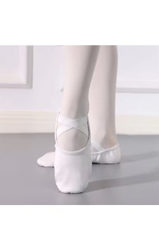 Gymo Dancewear Super Comfort Bale Patiği Beyaz Gymo Dancewear Super Comfort Bale Patiği Beyaz