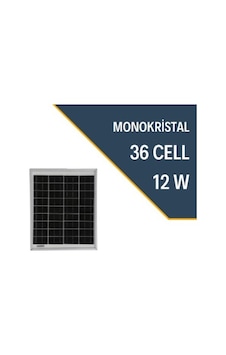 Uretech 12 Watt 36 Hücre 12 V Monokristal Solar Güneş Paneli Uretech 12 Watt 36 Hücre 12 V Monokristal Solar Güneş Paneli