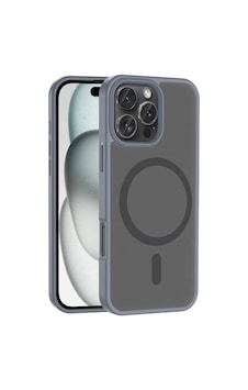 Apple Uyumlu iPhone 16 Pro Max Kılıf M-safe Şarj Özellikli Mat Arka Yüzey Zore Sio Kapak