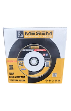 Meşem 10'lu Flap Disk Zımpara 115 X 22 Mm 40 Kum
