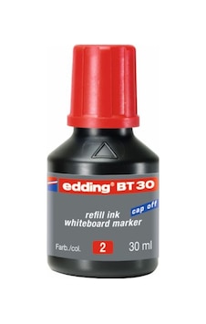 Edding Bt30 Beyaz Tahta Kalemi Mürekkebi 30 Ml. Kırmızı Edding Bt30 Beyaz Tahta Kalemi Mürekkebi 30 Ml. Kırmızı