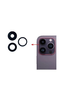 Apple İphone Uyumlu  14 Pro Kamera Camı Seti Çok Renkli