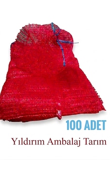 Çuval File Ceviz-patates-soğan Çuvalı 30cmx50cm Kırmızı 100 Lü ağzı ipli Çuval File Ceviz-patates-soğan Çuvalı 30cmx50cm Kırmızı 100 Lü ağzı ipli