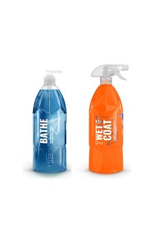 Gyeon 1lt Bathe Şampuan + 1lt Wet Coat Hızlı Cila 2 Li Bakım Seti
