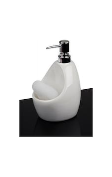 Fame Kitchen Sıvı Sabunluk Süngerli Beyaz Un64b Fame Kitchen Sıvı Sabunluk Süngerli Beyaz Un64b