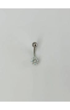 Çiçek Detaylı Göbek Piercing - Pg0069 Çok Renkli Çiçek Detaylı Göbek Piercing - Pg0069 Çok Renkli