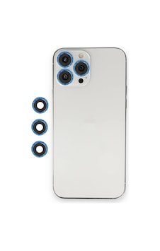iPhone Uyumlu 12 Pro Shine Kamera Lens - Mavi Çok Renkli iPhone Uyumlu 12 Pro Shine Kamera Lens - Mavi Çok Renkli
