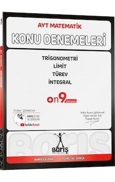 Barış Yayınları 2025 Ayt Matematik Trigonometri Limit Türev İntegral Konu Denemeleri Barış Yayınları 2025 Ayt Matematik Trigonometri Limit Türev İntegral Konu Denemeleri