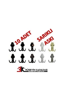 Hüseyinkaradaşboya Beşel Vestiyer Askısı Sarıklı ( 10 Adet ) Diğer Hüseyinkaradaşboya Beşel Vestiyer Askısı Sarıklı ( 10 Adet ) Diğer