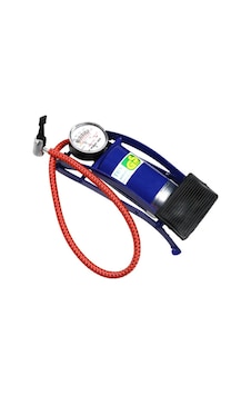 İnce Piston Araç Lastik Şişirme Göstergeli Ayak Pompası 46d50 İnce Piston Araç Lastik Şişirme Göstergeli Ayak Pompası 46d50