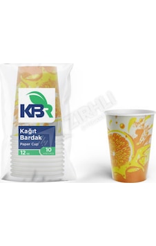 5 Adet Kbr 12 Oz Kağıt Bardak 10'lu 1 5 Adet Kbr 12 Oz Kağıt Bardak 10'lu 1