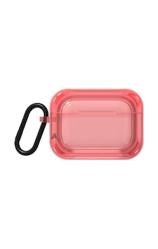 Apple Uyumlu AirPods Pro 2 Kılıf Saydam Jelly Tasarımlı Youngkit Candy Serisi Kılıf Kırmızı