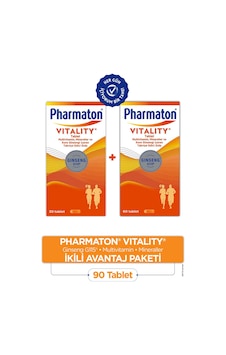 Pharmaton Vıtalıty 60 Tablet & Pharmaton Vıtalıty 30 Tablet İkili Avantaj Pharmaton Vıtalıty 60 Tablet & Pharmaton Vıtalıty 30 Tablet İkili Avantaj