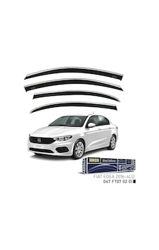 Niken Fiat Egea 2016 Kromlu Cam Rüzgarlığı 4'lü - Ekolmaks Niken Fiat Egea 2016 Kromlu Cam Rüzgarlığı 4'lü - Ekolmaks