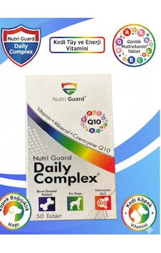 Nutriguard Daily Complex Köpek 50 Tablet İçin Günlük Vitamin, Mineral & Canlılık Desteği