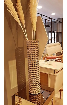 Dekopano Trendev Metal Tel Hasır Örgülü Özel Tasarım Pampas Vazosu 70 Cm Dekopano Trendev Metal Tel Hasır Örgülü Özel Tasarım Pampas Vazosu 70 Cm