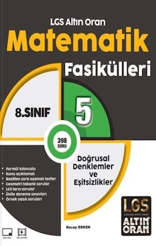 Altın Oran 8.sınıf Matematik 5.fasikül Doğrusal Denklemler Ve Eşitsizlikler Altın Oran 8.sınıf Matematik 5.fasikül Doğrusal Denklemler Ve Eşitsizlikler