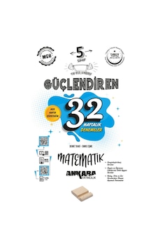 5. Sınıf Güçlendiren 32 Haftalık Matematik Kazanım Denemeleri Ve Telefon Standı 5. Sınıf Güçlendiren 32 Haftalık Matematik Kazanım Denemeleri Ve Telefon Standı