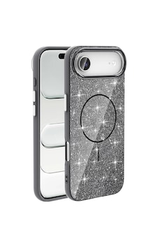 Apple Uyumlu iPhone 17 Air Kılıf M-safe Şarj Özellikli Parlayan Simli Zore Okso Kapak Çok Renkli Apple Uyumlu iPhone 17 Air Kılıf M-safe Şarj Özellikli Parlayan Simli Zore Okso Kapak Çok Renkli