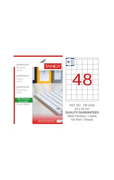 Tanex Tw-2348 35MM X 35MM Laser Etiket