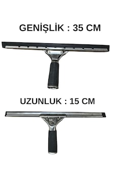 Profesyonel Paslanmaz Metal El Çekpas-çekçek Camsil Silme Aparatı Açık Gri