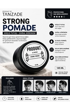Produkt By Tanzade Strong Pomade 145 Ml Güçlü Tutuş Saç Pomadı
