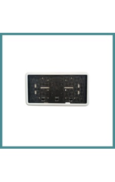 Trendexa Çerçeveli Dikdörtgen Plakalık Plaka Altlığı Beyaz 32x17cm 1 Adet Mac Trendexa Çerçeveli Dikdörtgen Plakalık Plaka Altlığı Beyaz 32x17cm 1 Adet Mac