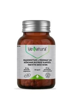 Venatura Magnezyum L-treonat Ve Koknar Ekst. 90 Kaps Venatura Magnezyum L-treonat Ve Koknar Ekst. 90 Kaps