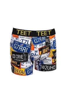 Ladytime Plaka Desenli Erkek Boxer - %95 Pamuk - 2304t1-1 Mavi