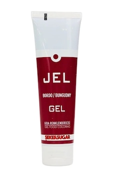 Jel Boya Şeker & Sugar 100 Gr Bordo Jel Boya Şeker & Sugar 100 Gr Bordo