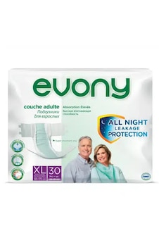 Evony Bel Bantlı Yetişkin Hasta Bezi XL 30'lu Evony Bel Bantlı Yetişkin Hasta Bezi XL 30'lu